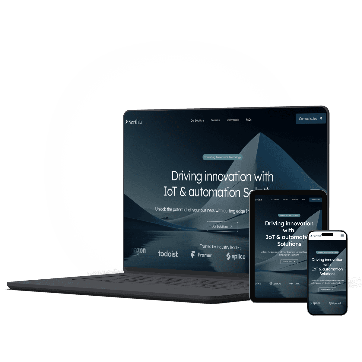 Branding and Framer website agency