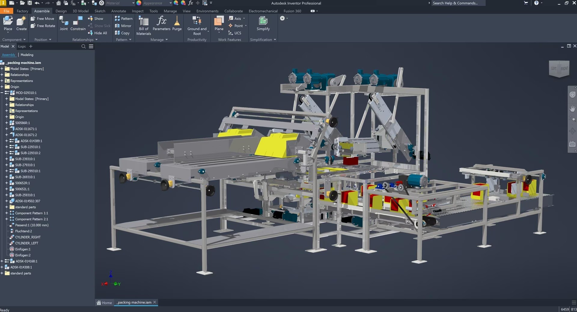 Autodesk Inventor running on a cloud computer