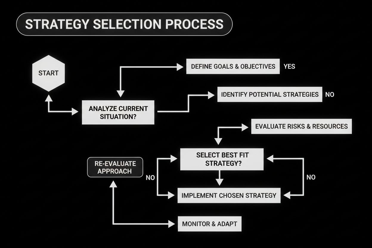 Strategy selection flow