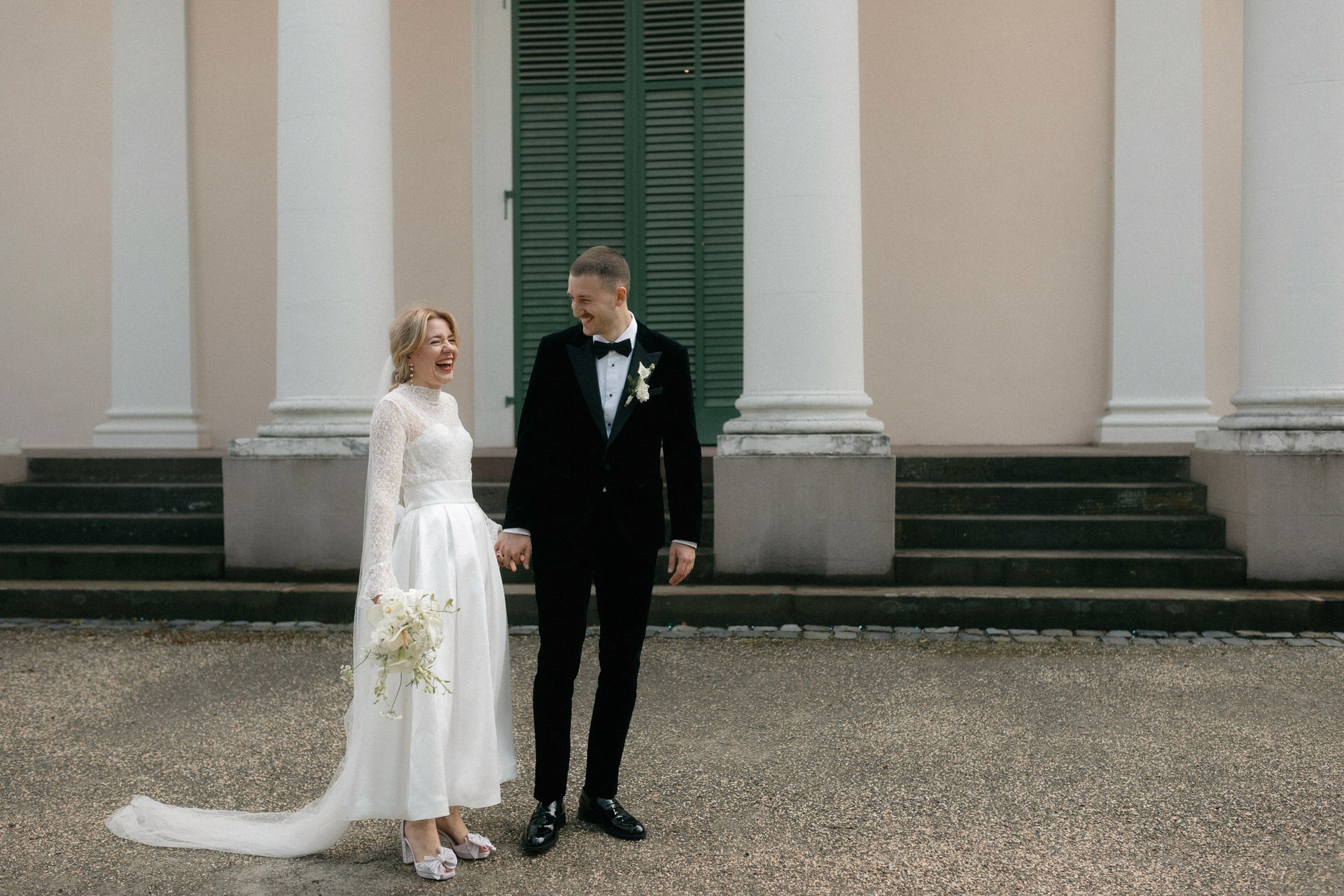 Lachendes Ehepaar im Bergpark Kassel