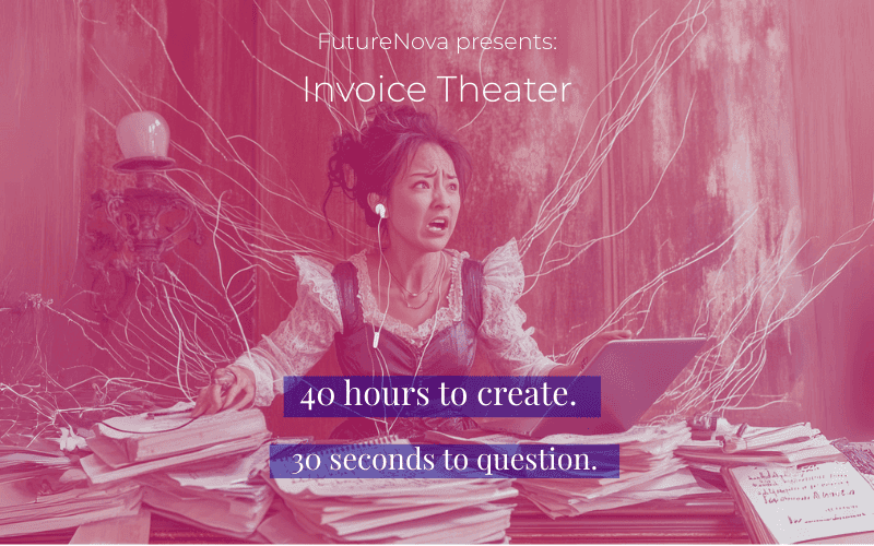 A serene scene of a lone figure in a flowing grassy field under a teal sky, evoking calm and introspection.