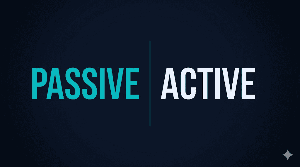 2 words - Passive and active