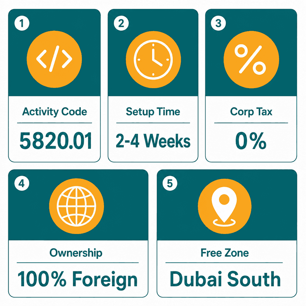 Infographic: How to Get a Business Software Publishing Business License in Dubai