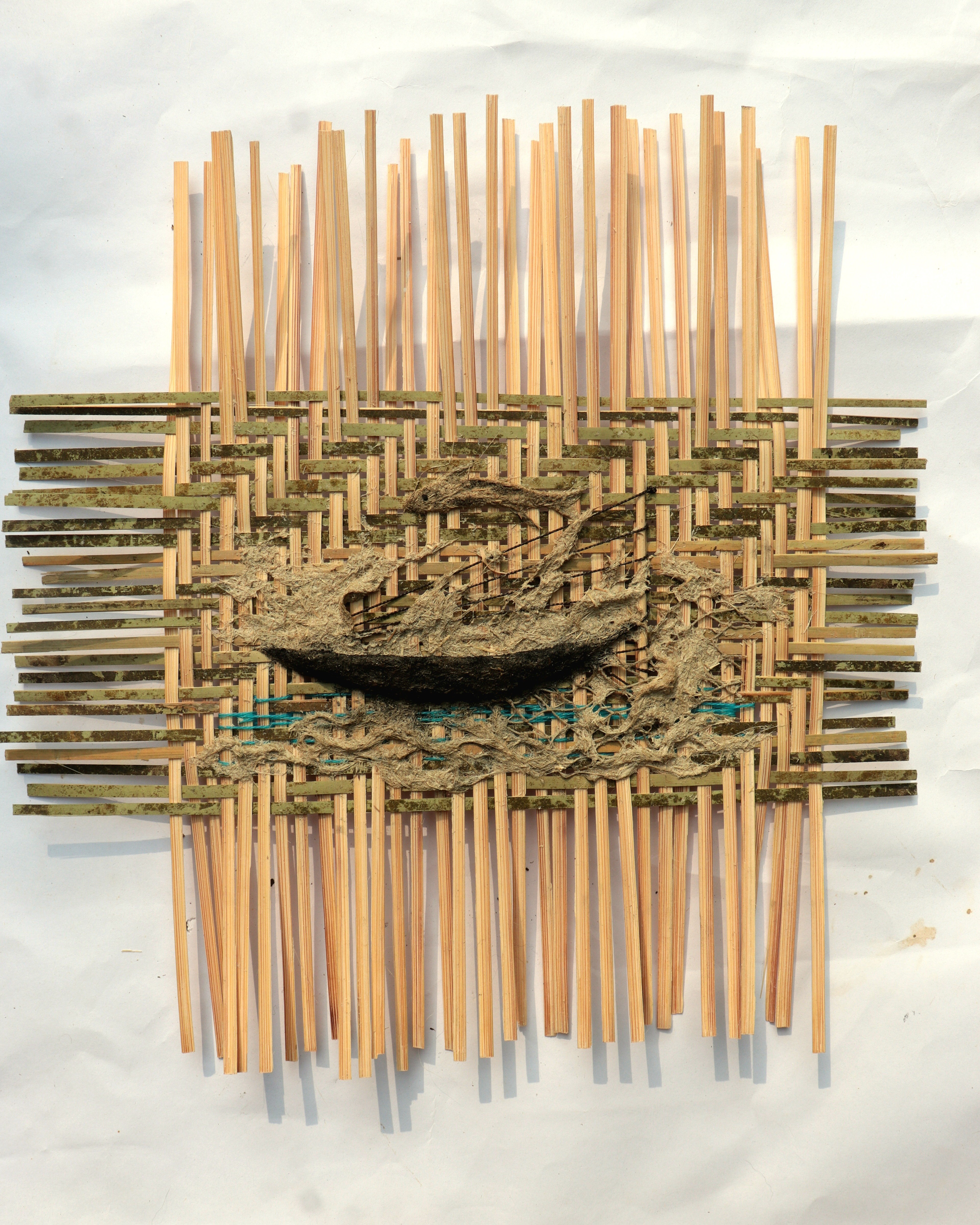 herd of sheep on road painting