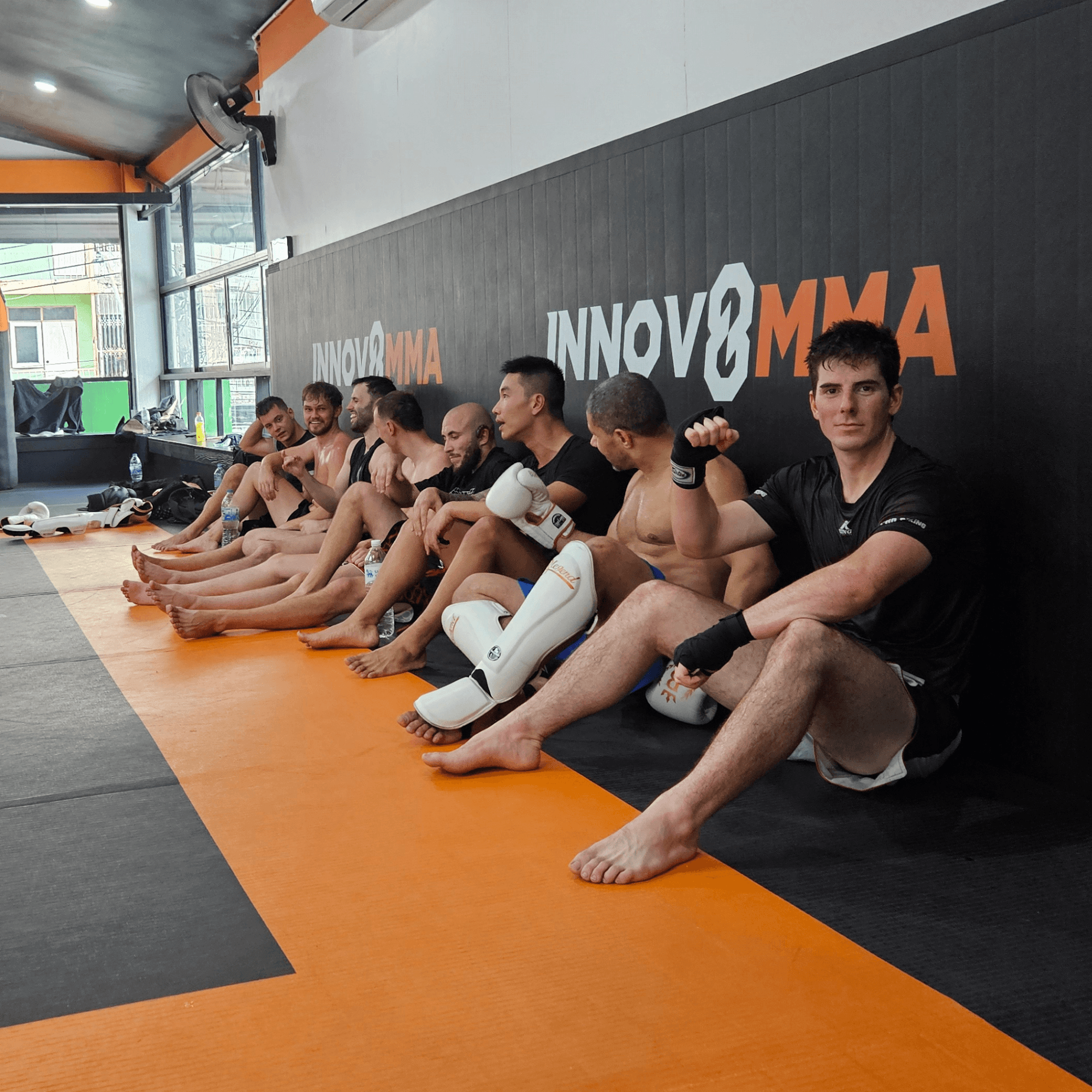 Group of MMA fighters at INNOV8 MMA