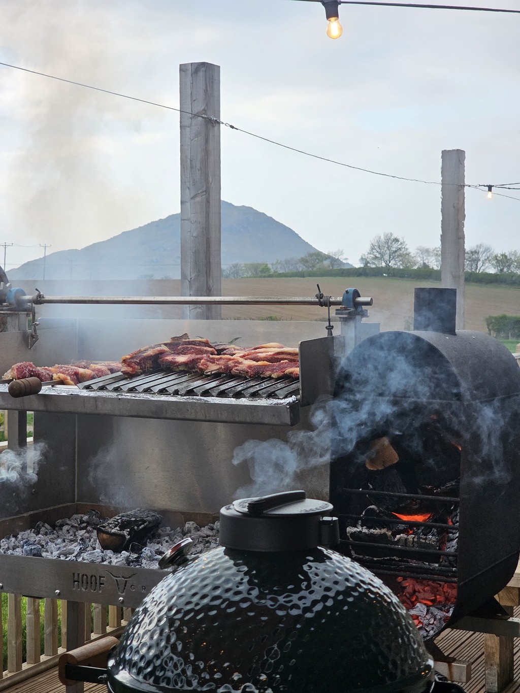 Golf ball in black background