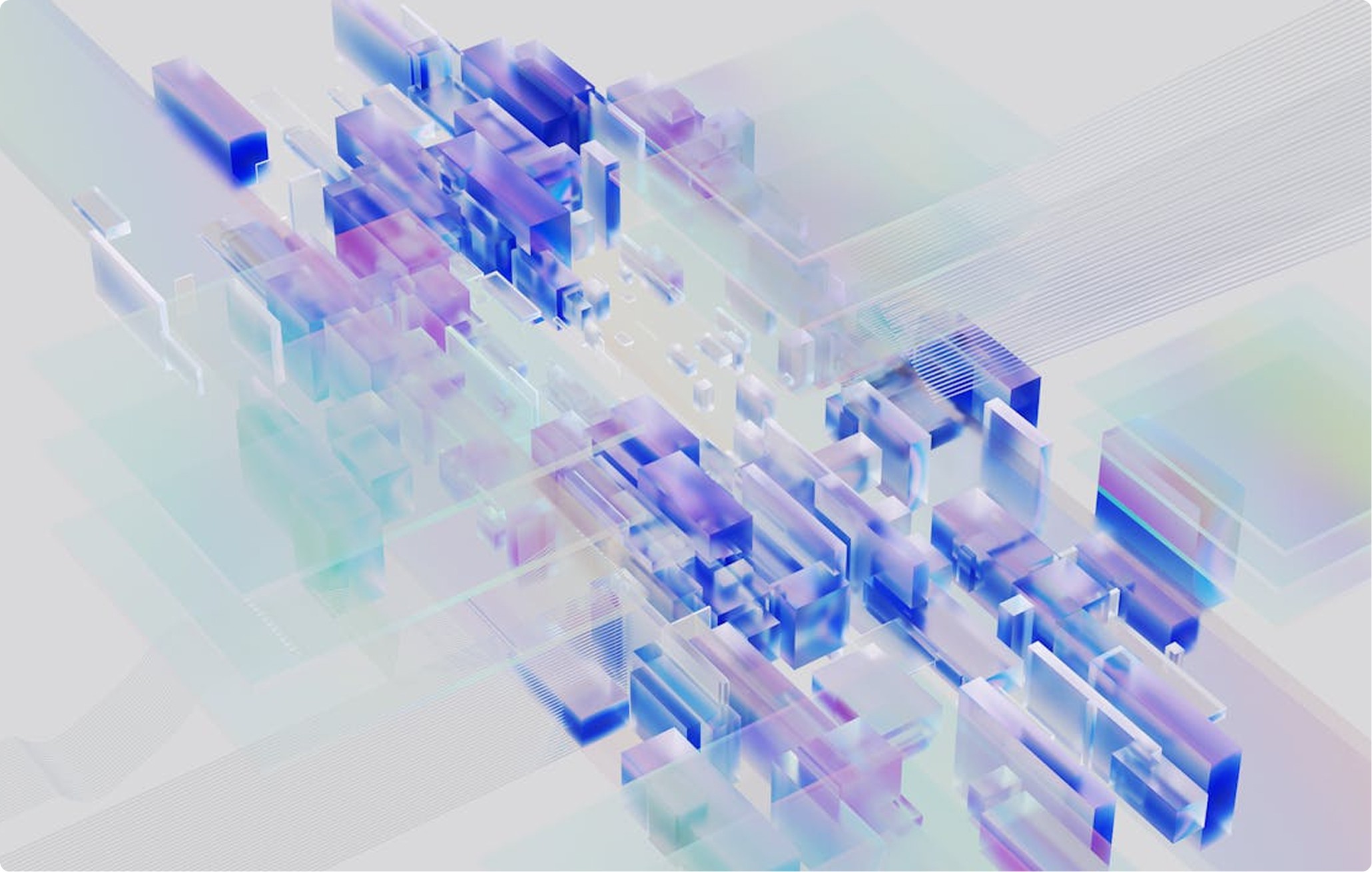 Team of wind-energy engineers in safety gear standing at a wind farm.