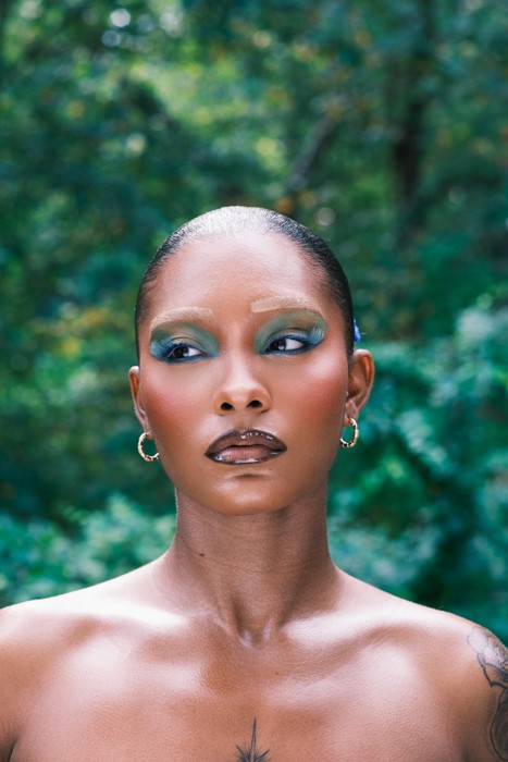 female model outdoor photoshoot 