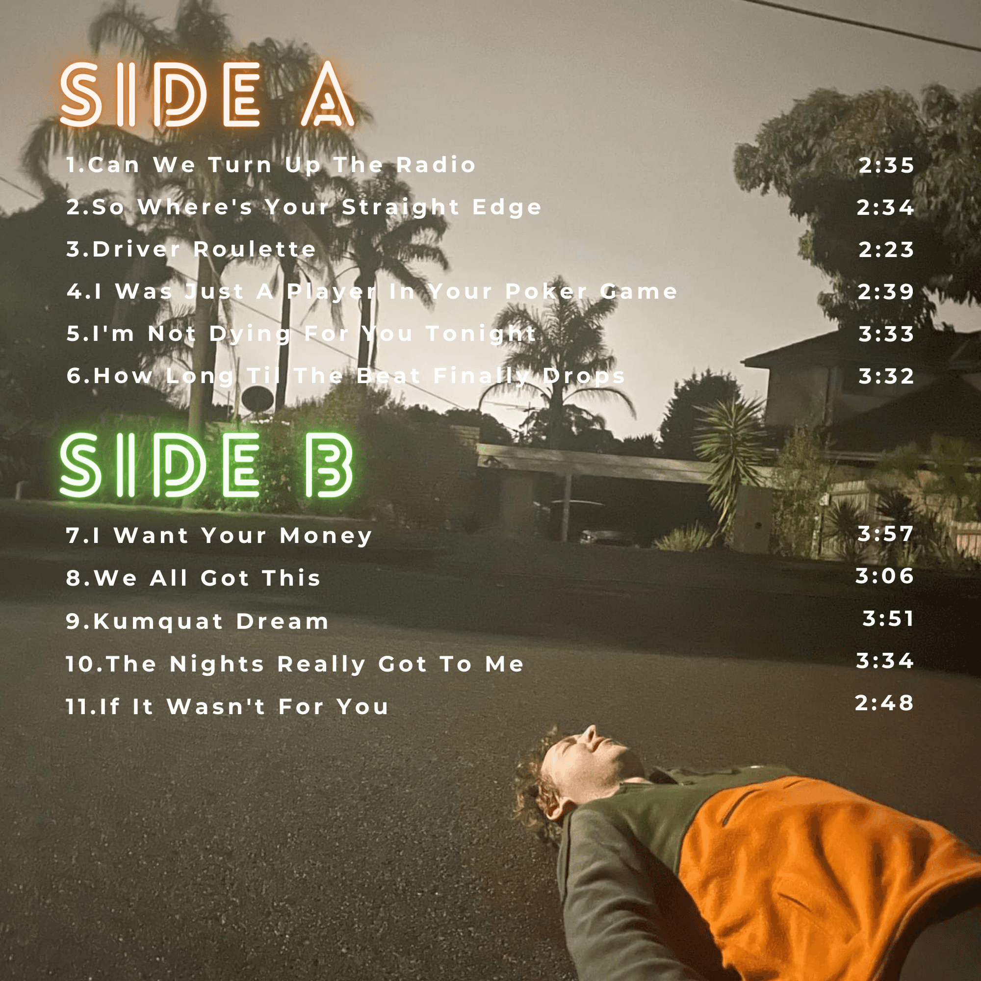 Side A tracklist artwork