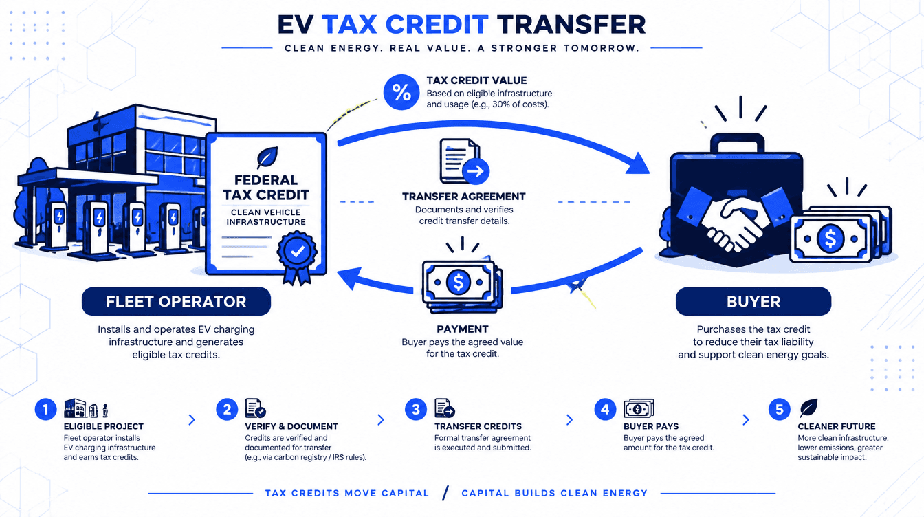 EV tax creadit transfer process after form 8911