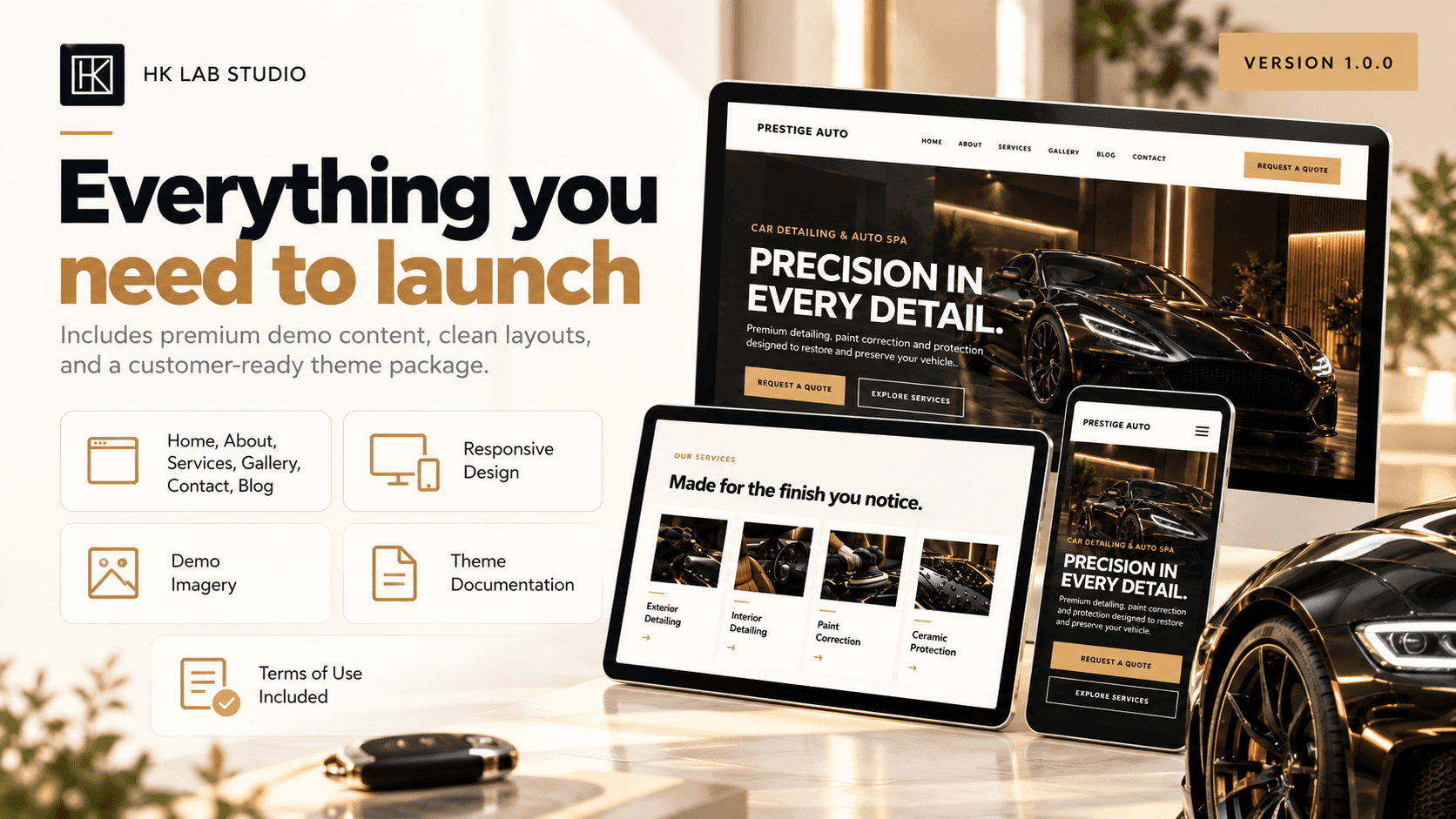 Prestige Auto - Car Detailing & Auto Spa WordPress Theme gallery image 3