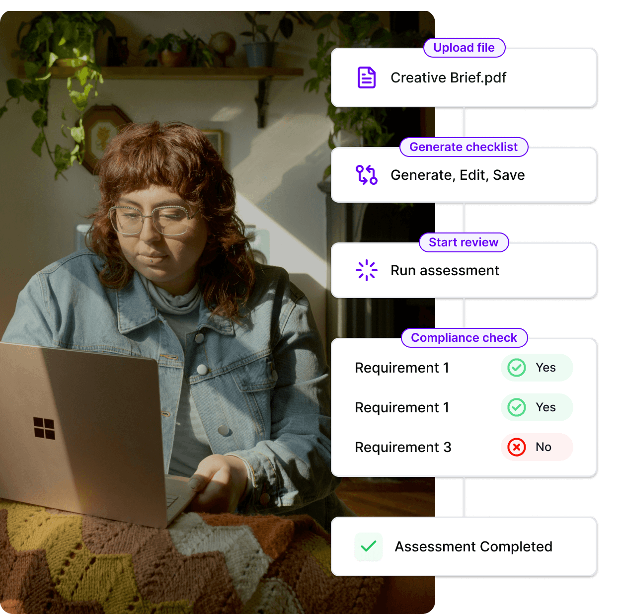 AI creative brief reviews 