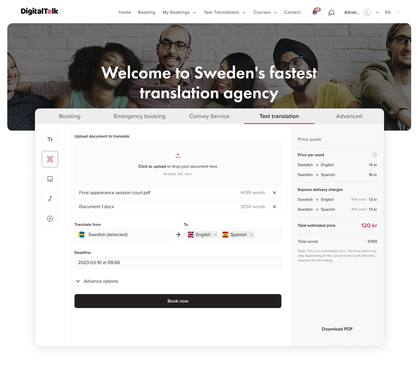 DigitalTolk mockup