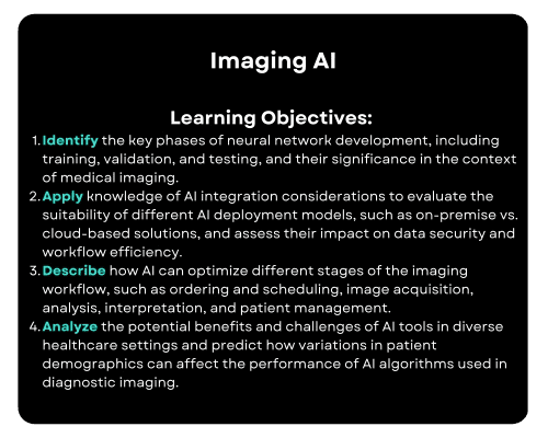 IMG_101: Imaging AI