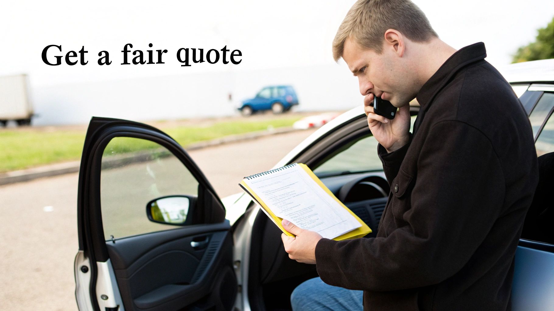 A person asking a question with a thoughtful expression