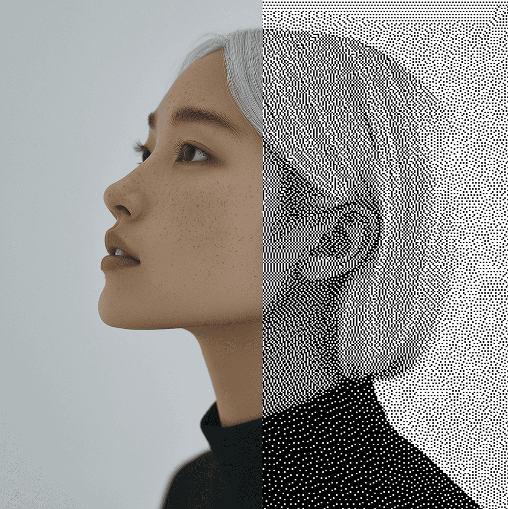 halftone pixel generator style tool