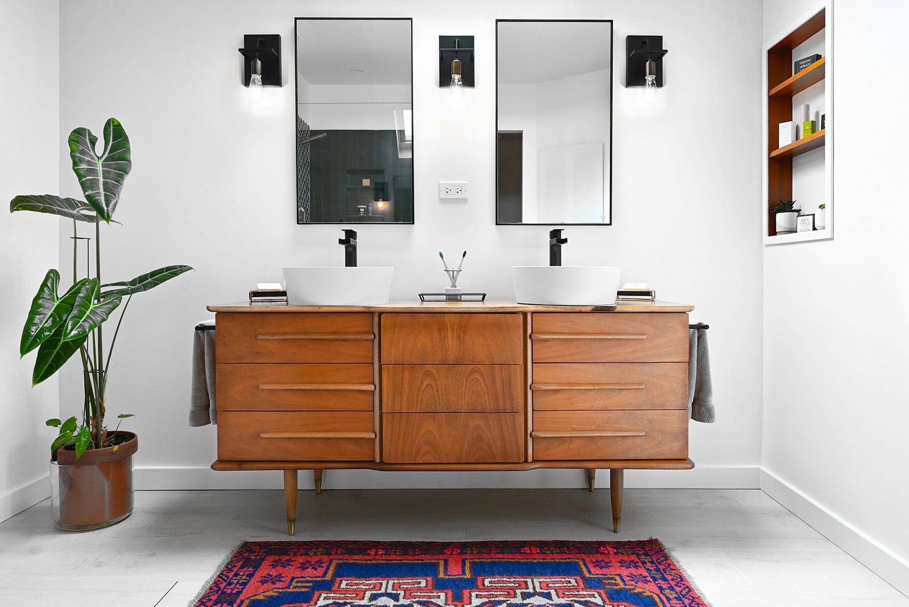 Mid-century bath furniture
