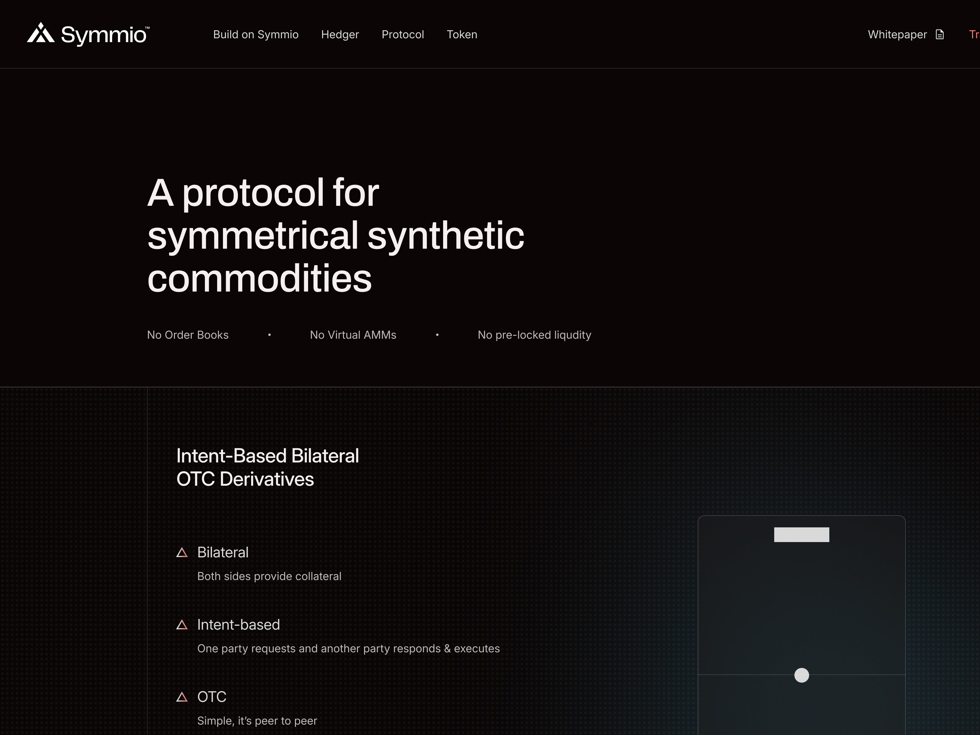 Symmio DeFi web3 UX product design