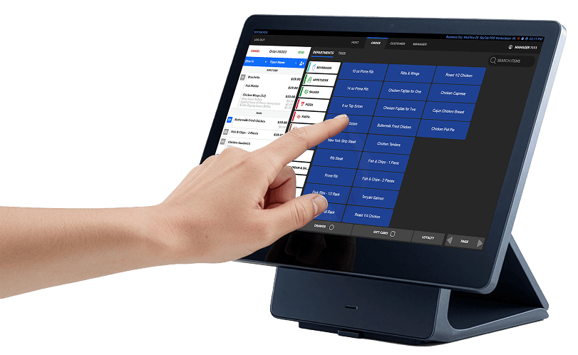 SkyTab POS system technology and restaurant management software