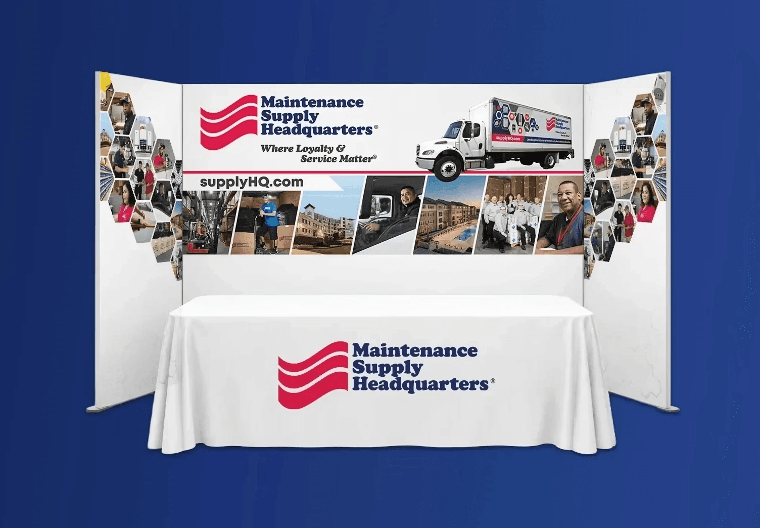 Maintenance Supply Headquarters Booth