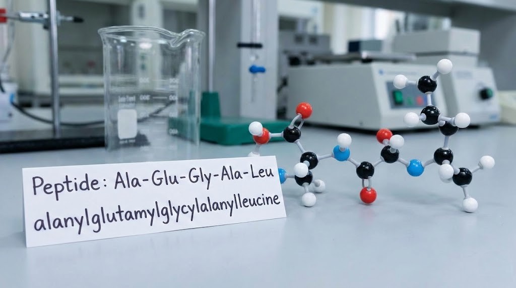 The peptide alanylglutamylglycylalanylleucine