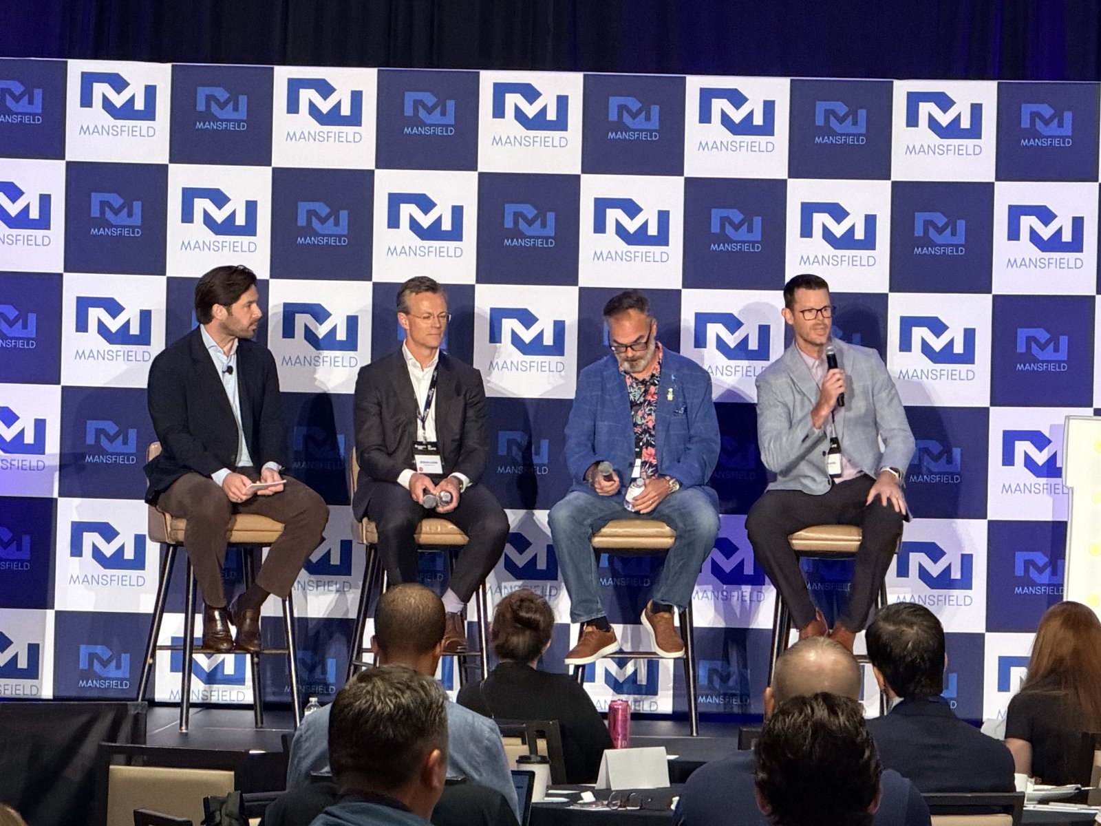 Joel Davies on the AI panel at the D1 Expo