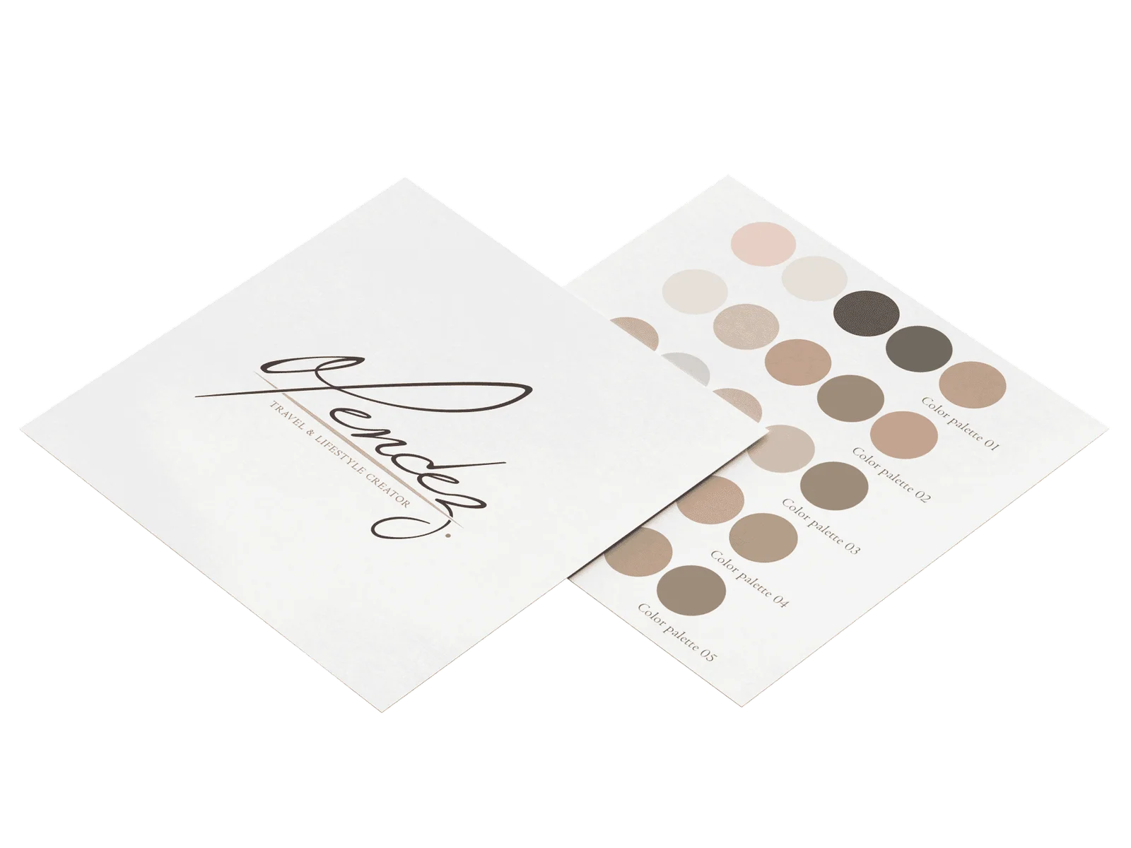 Logo and color pallete for Yoania Mendez