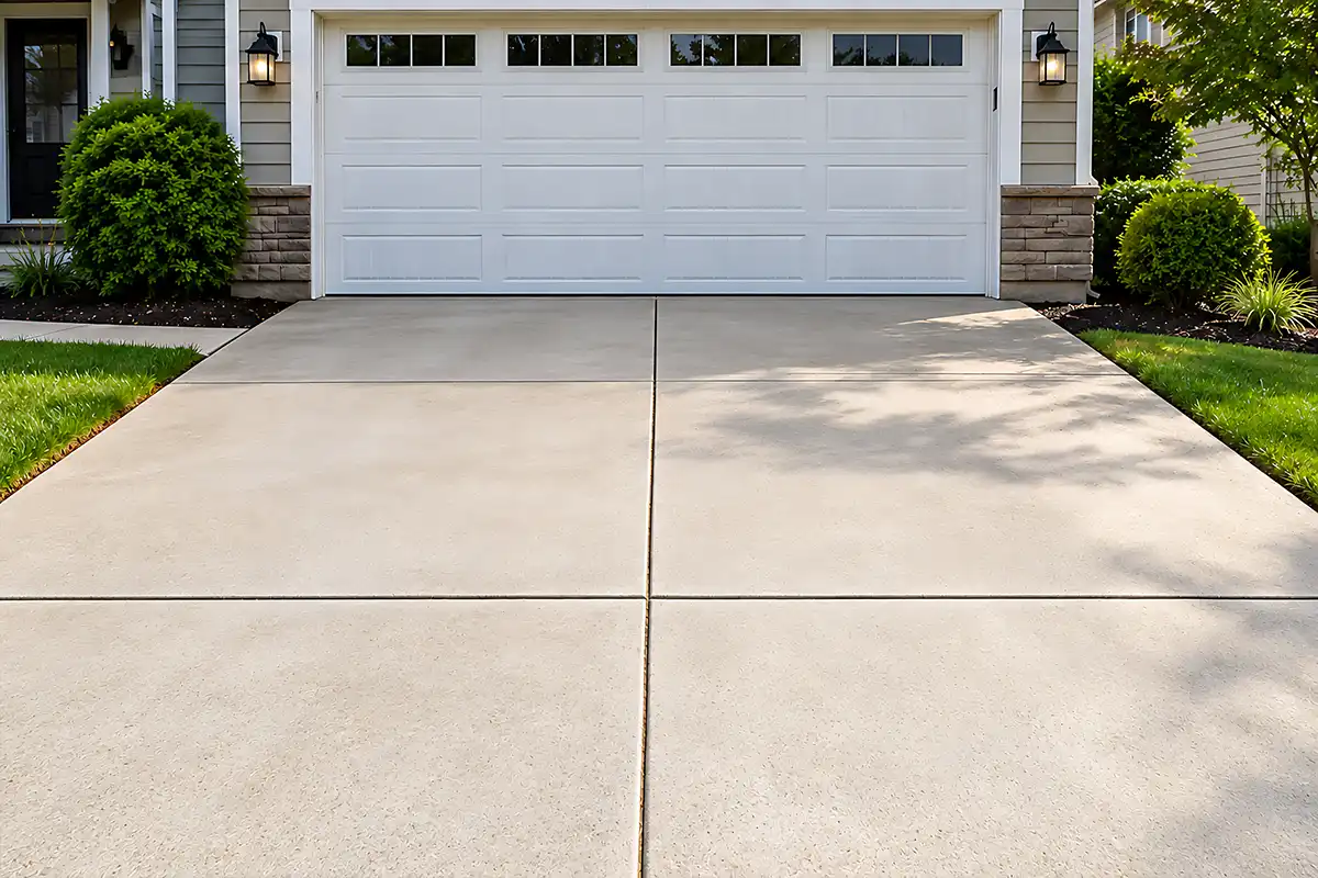 Concrete Cleaning after