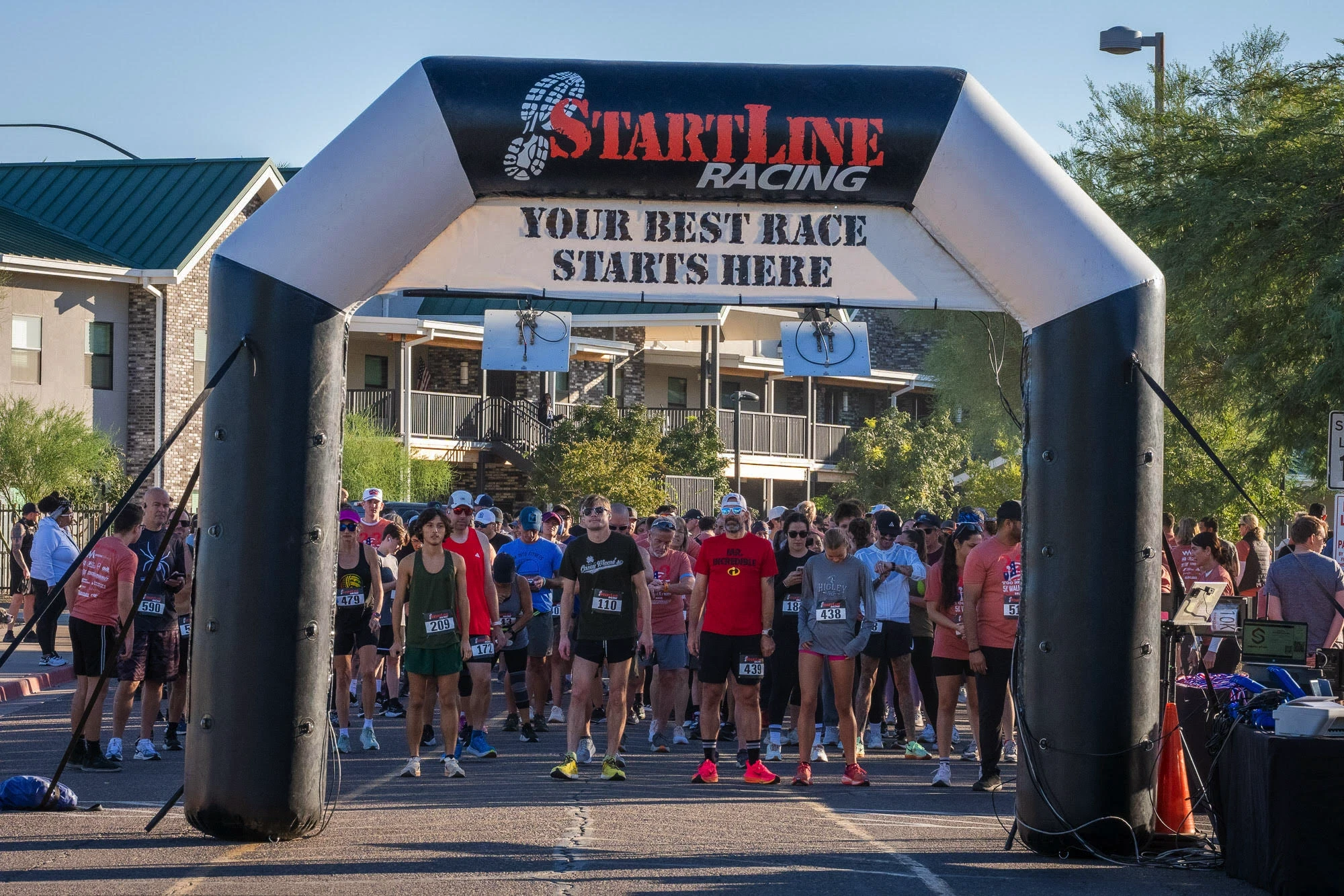 22 Too Many 5k run starting line ready