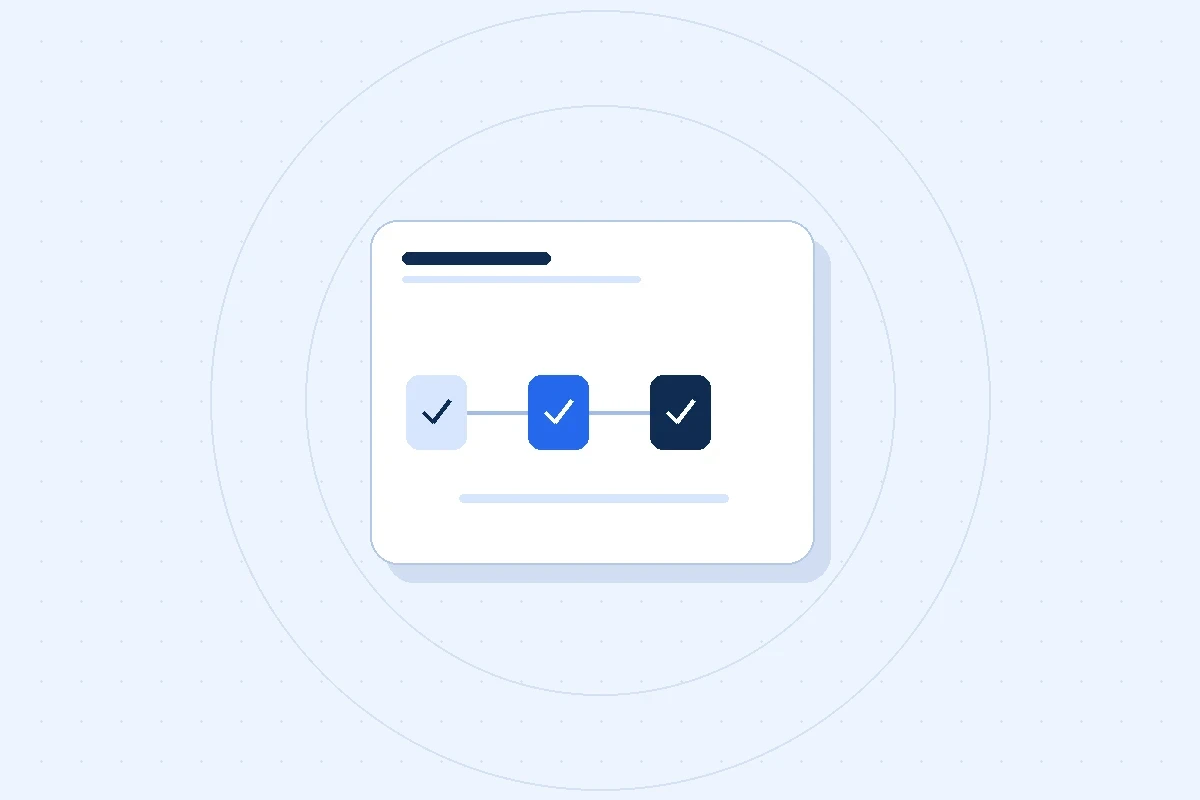 Outbound workflow illustration connecting research, review and handoff.
