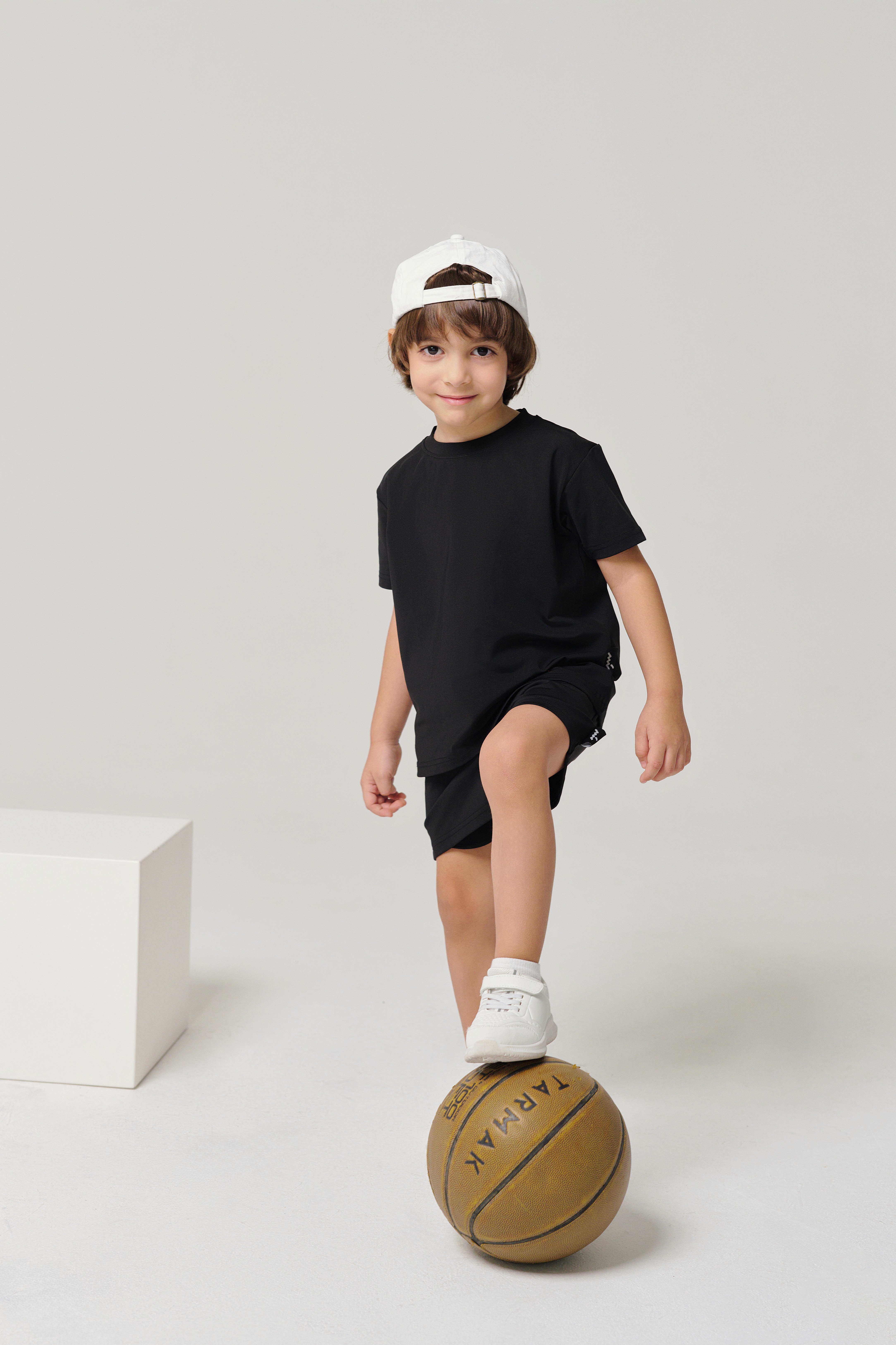 Friends laughing and posing inside a car