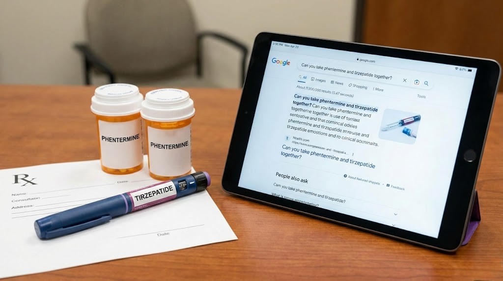 Can you take phentermine and tirzepatide together