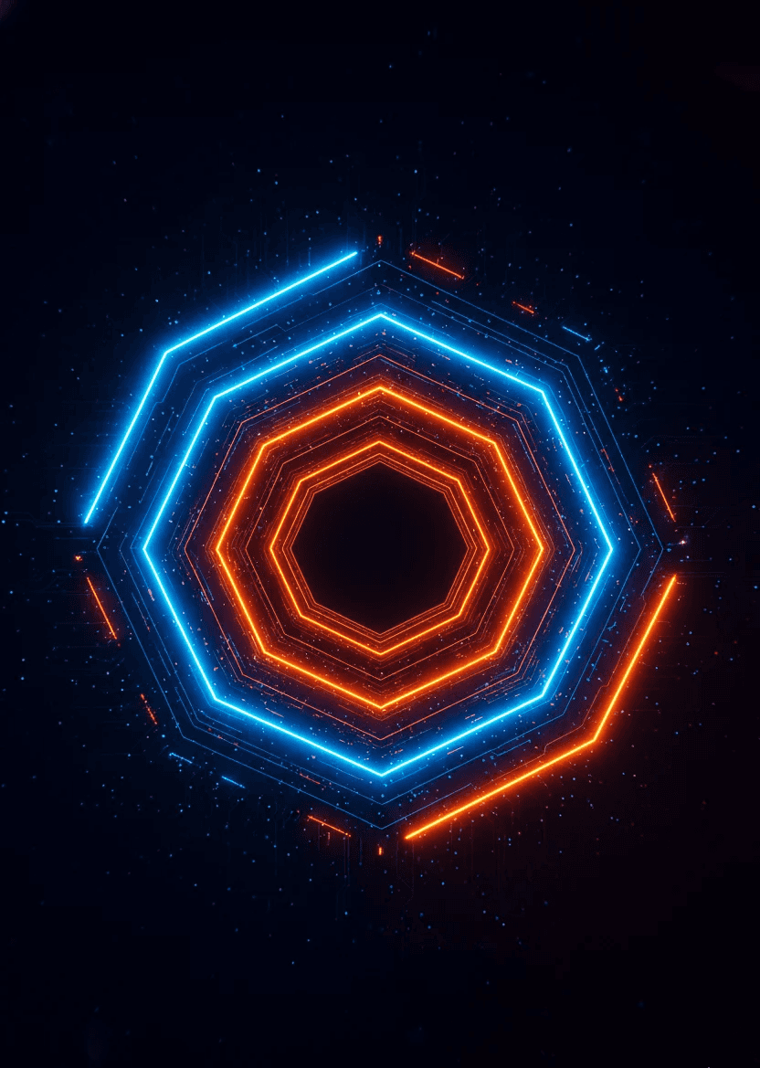 Header: BATTLE-READY EXECUTION Main Title: Battle-Ready Execution Content (Four numbered sections with titles and descriptions, embedded within glowing hexagonal rings): PRE-REQ: Target Acquisition Description: "We start by analyzing your digital footprint โ identifying untapped opportunities, market anomalies, and data-driven growth gaps. Our AI neural network identifies vulnerabilities and optimizes it." PRE-REQ: Strategic Deployment Description: "Our proprietary system design architecture. Every tactic is evaluated through millions of simulations to ensure world-class performance, ensuring every move is optimized for maximum impact." PRE-REQ: Autonomous Engagement Description: "Our AI reacts with micro-level precision - AI-generated issues, anticipating crucial reactions, automated bidding that reacts in real-time, and a constant feedback loop that continuously learns and refines strategies." PRE-REQ: Adaptive Optimization Description: "Our system monitors KPIs, performance signals in real-time, making micro-adjustments 24/7. This ensures your campaigns evolve โ continuously learning, improving, and optimizing." Background: A dark, futuristic, and abstract image with glowing blue and orange hexagonal patterns.