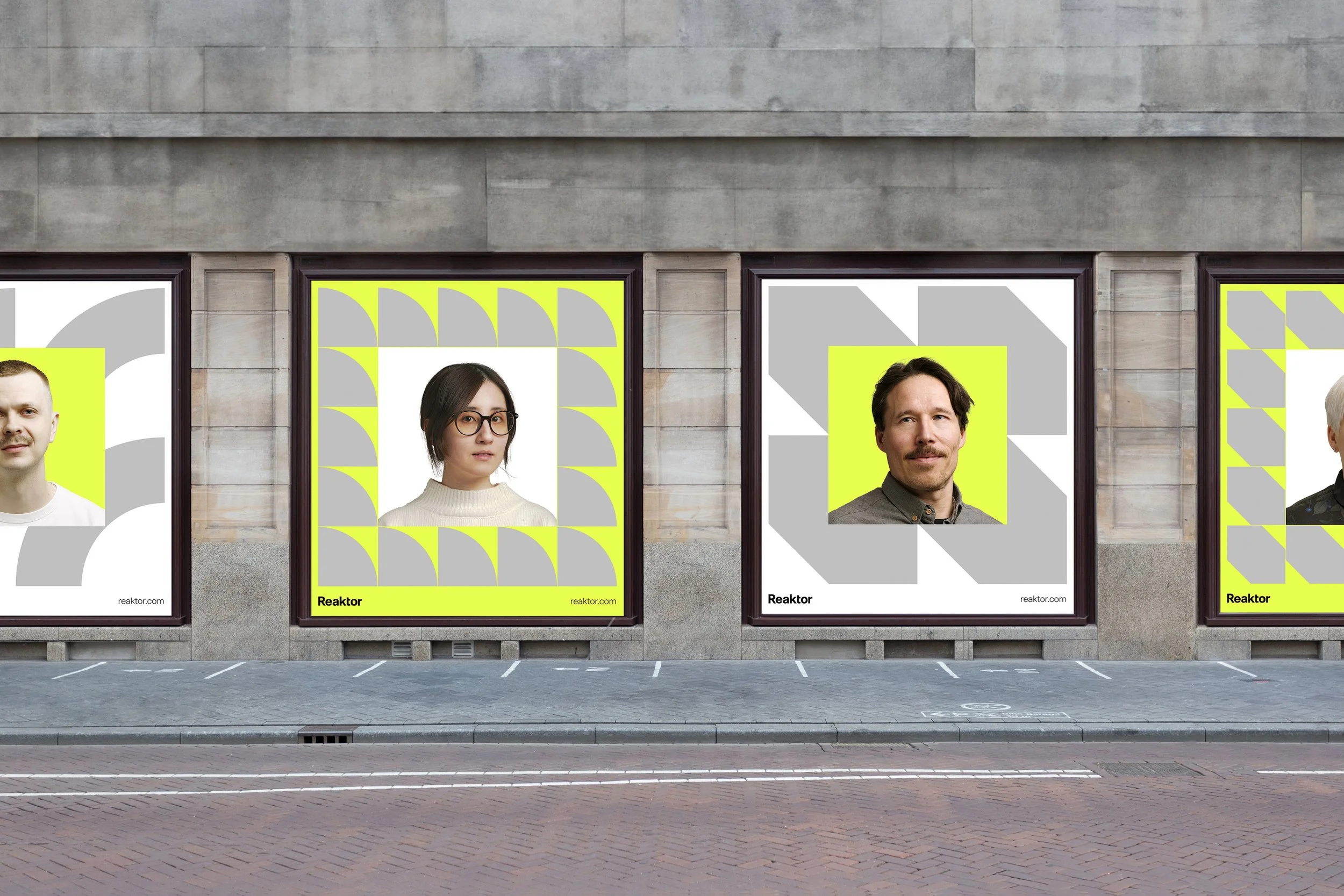 OOH posters for Reaktor, a global design and technology consultancy.