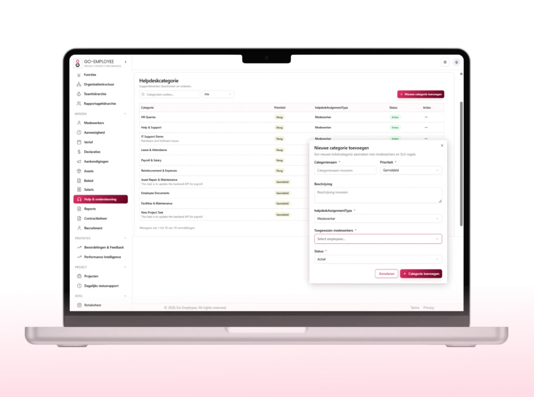 ticket categories
