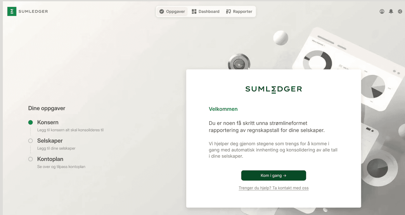 Welcome til sumledger