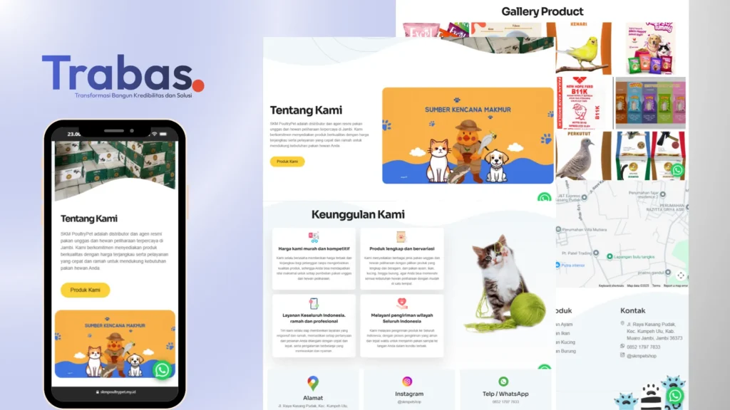 Website E-commerce Sumber Kencana Makmur