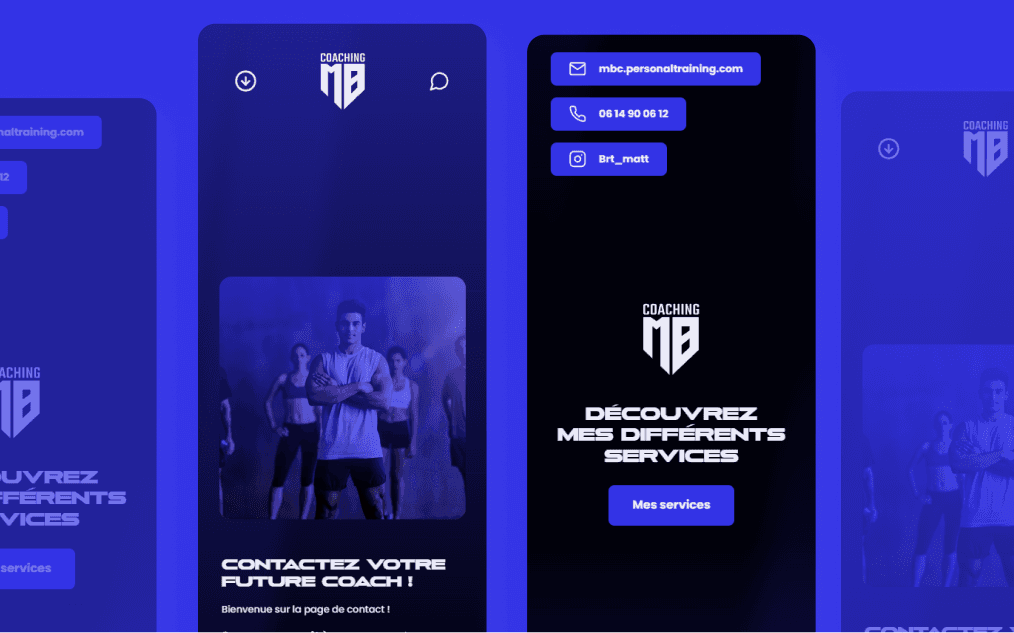 Responsive version MB Coaching