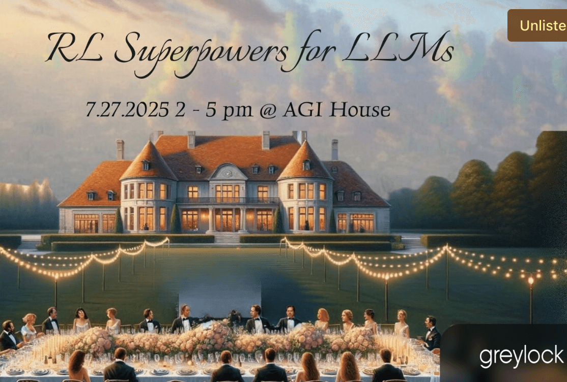 Systems Reading Group with AGIHouse on RL event artwork