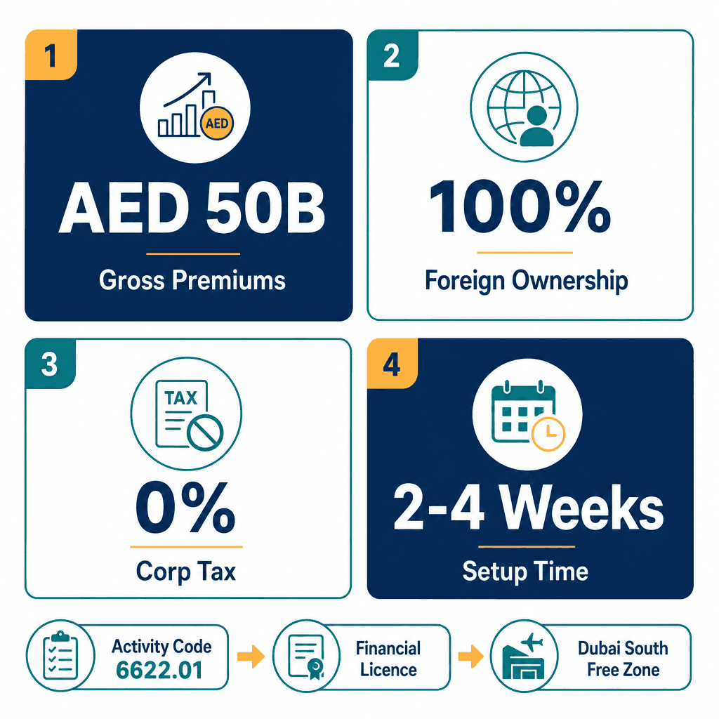 Infographic: General Insurance Brokerage Business License in Dubai