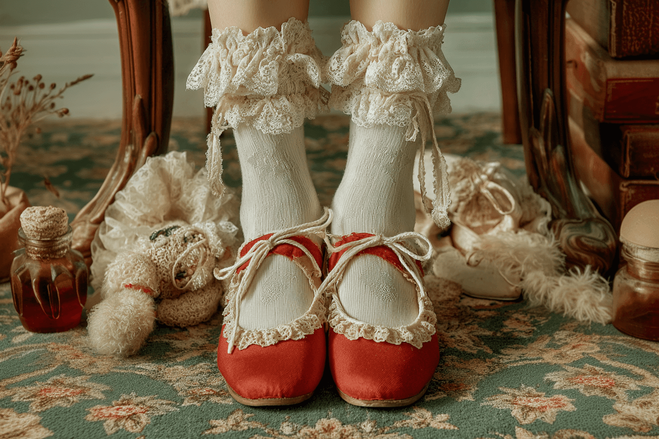 Tea Time in Her Imagination