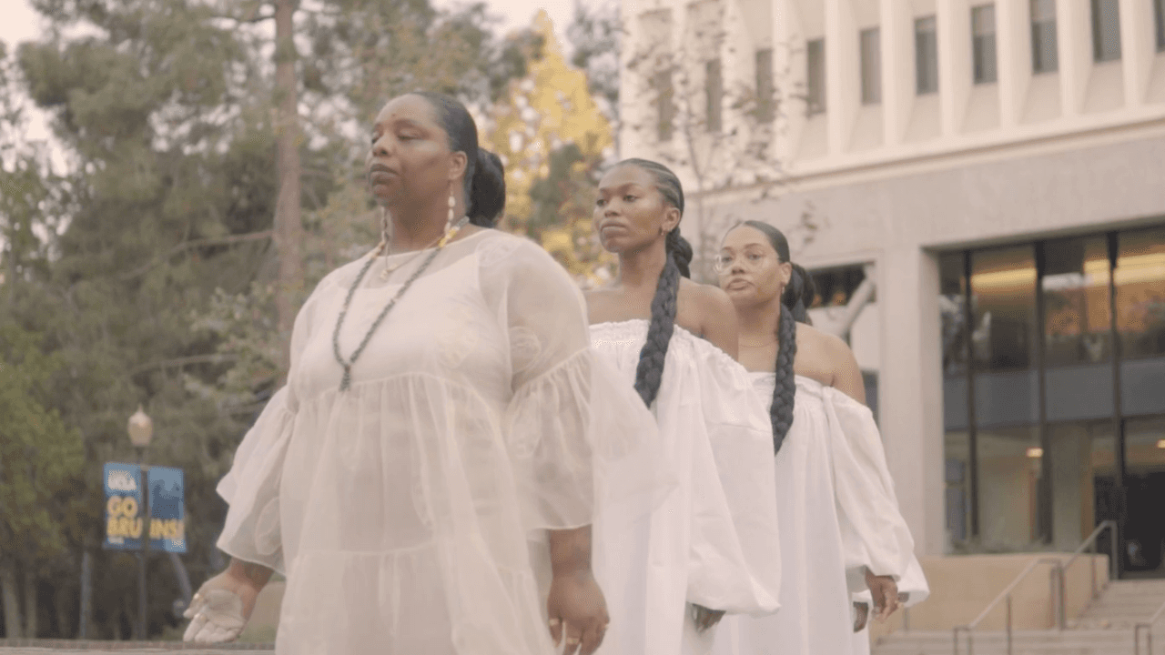 still from Patrisse Cullor's Ori Whispers performance