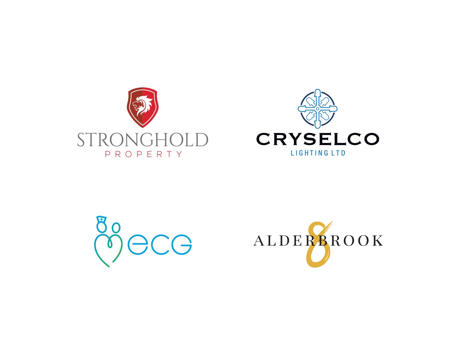 A selection of logo designs