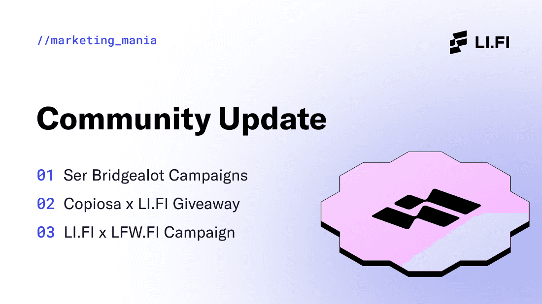 Community Update