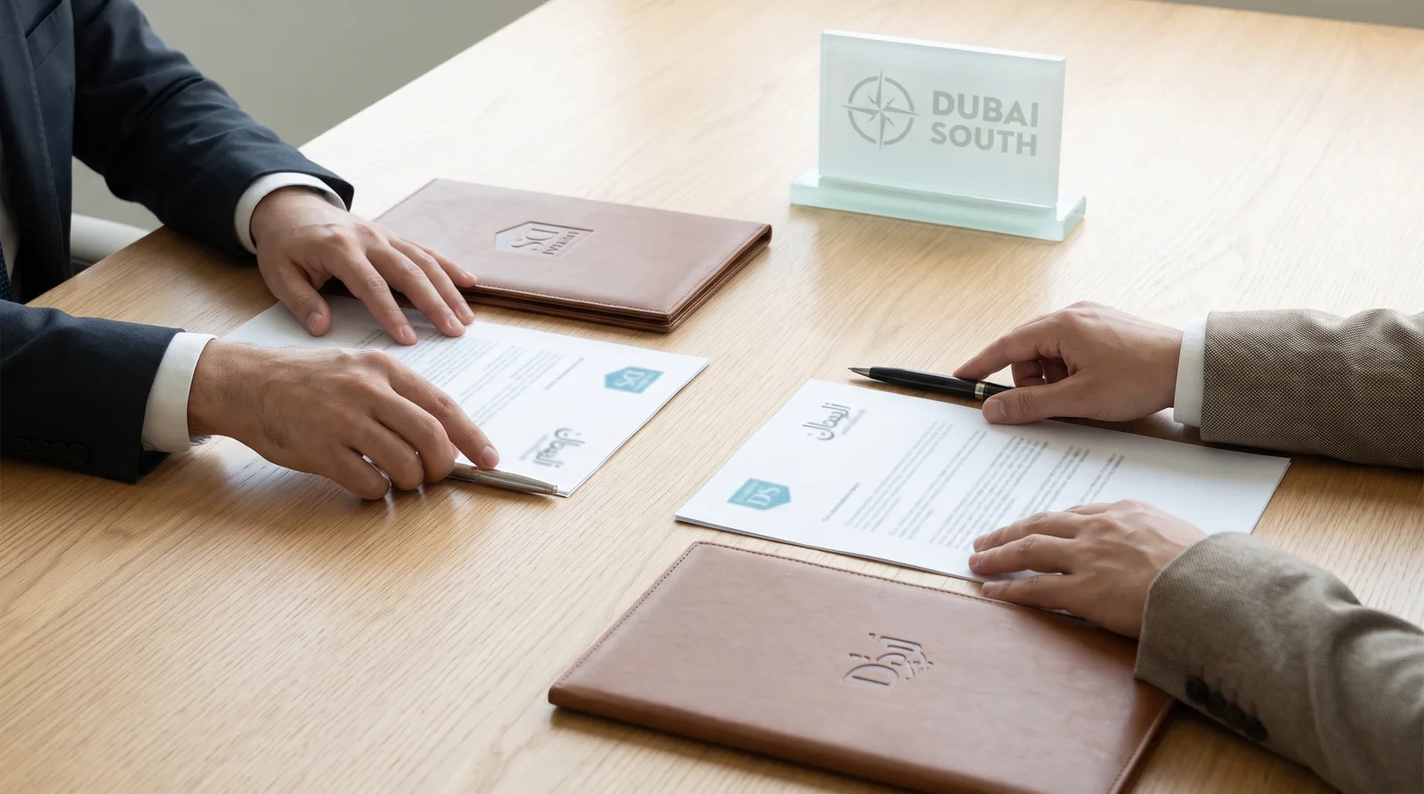 Attestation Requirements for Dubai Company Formation beside a Dubai trade license document and a modern