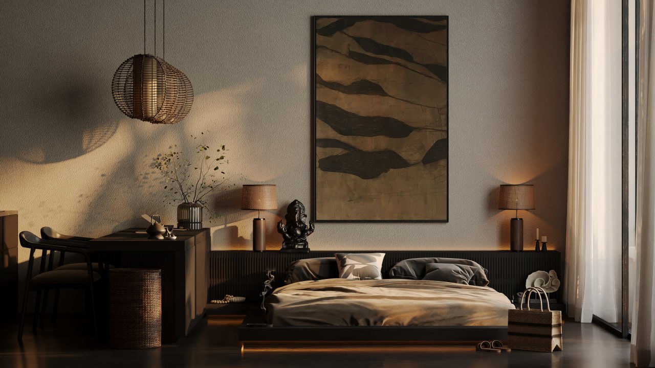 4-bedroom villa with rice field views in Kaba Kaba