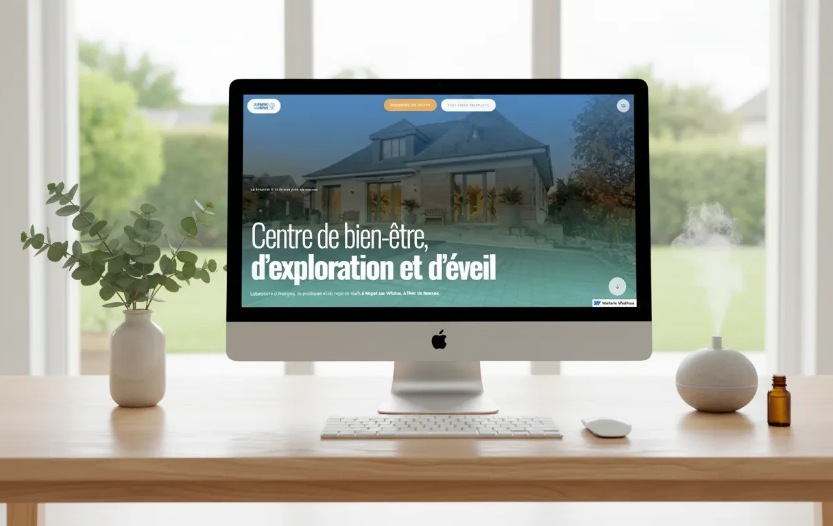 Création branding complet centre bien etre rennes