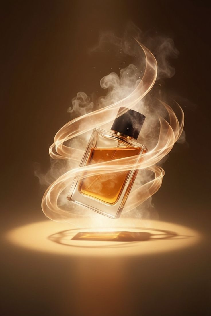 Film clapperboard in focus with glowing orange background, misty street, and silhouettes of people and lights; conveys mystery and anticipation.