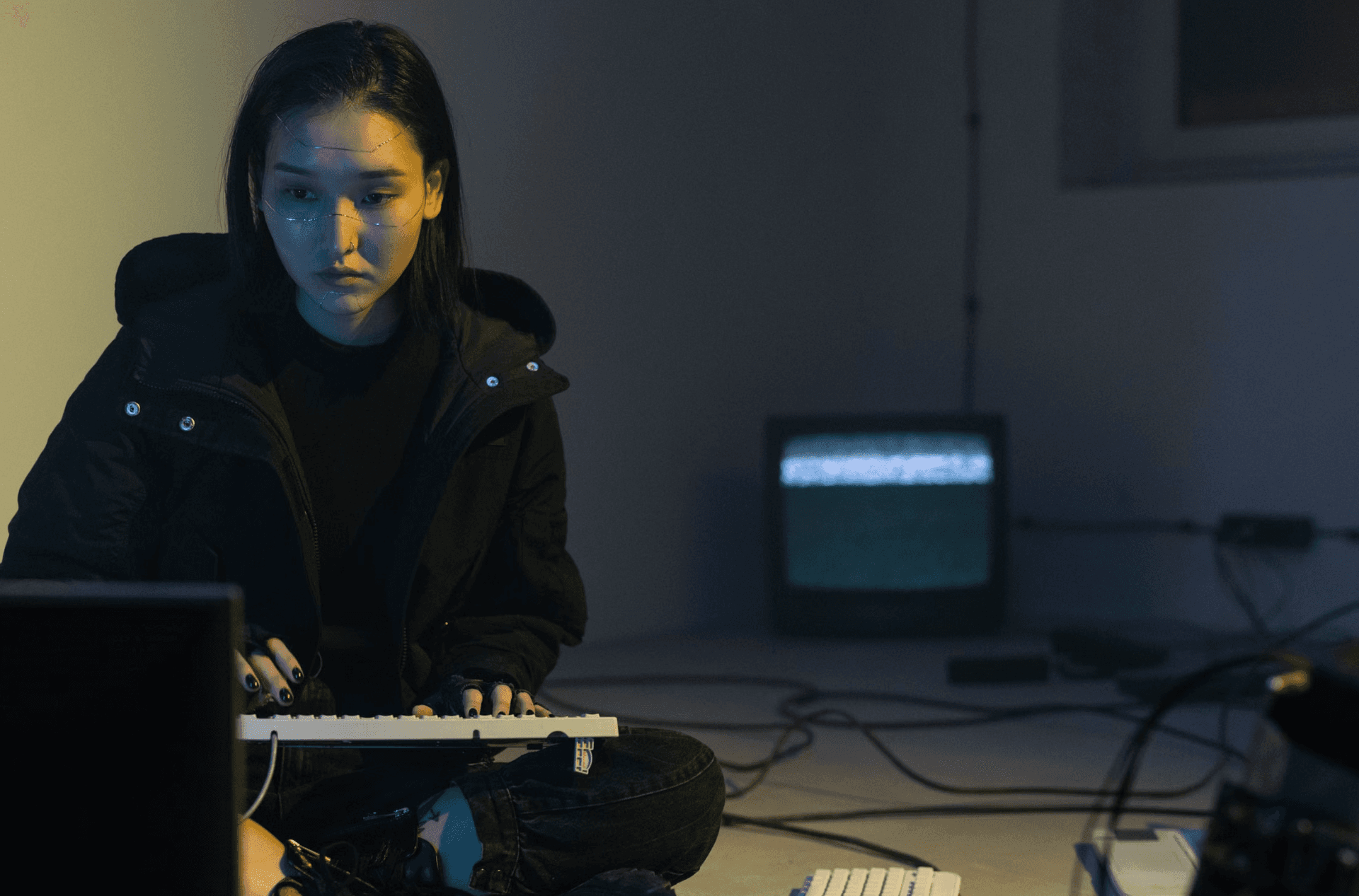 girl in a music video