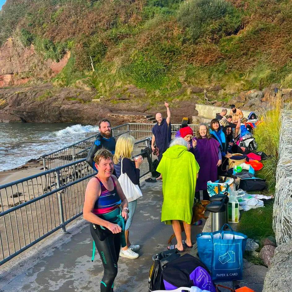 Members swim class in Dunmore East
